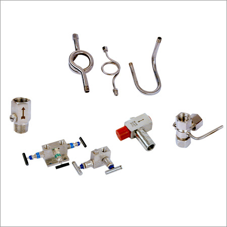 Pressure Gauge Accessories Kuwait — syphons snubbers diaphragm seals