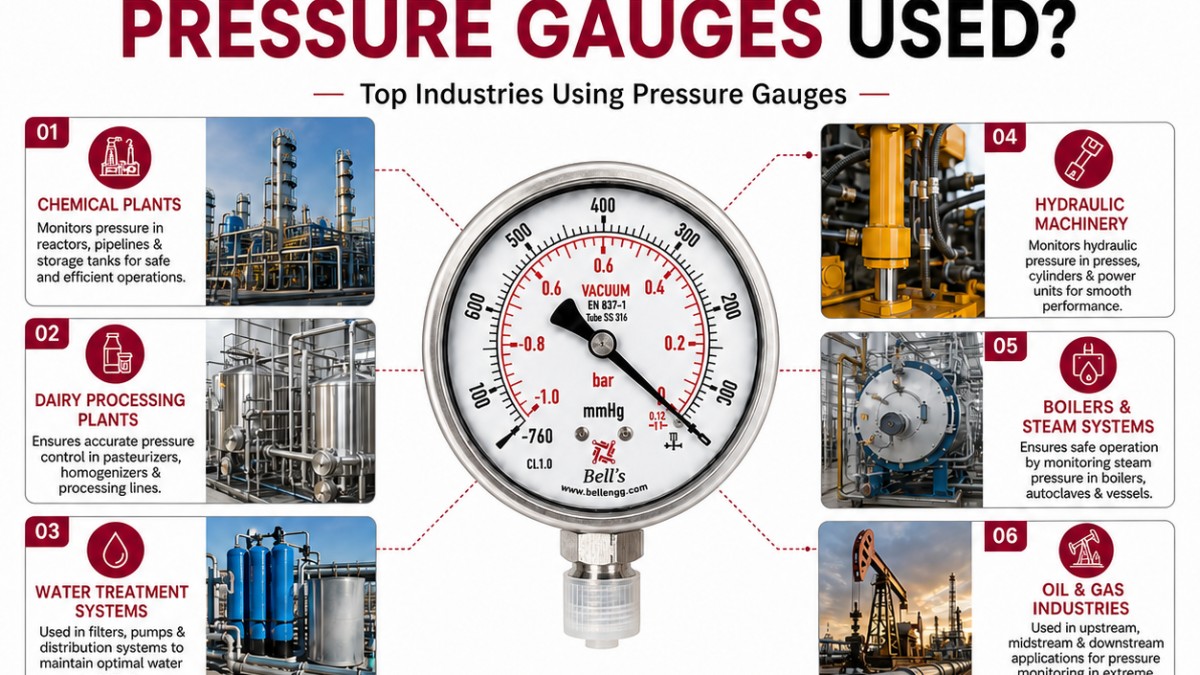 Where Are Pressure Gauges Used? Top Industries Explained