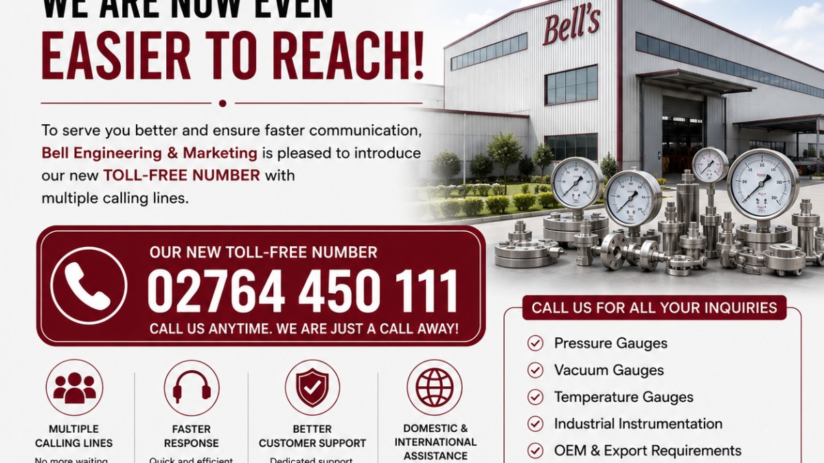 Bell Engineering Launches New Toll-Free Number for Faster Customer Support and Technical Assistance