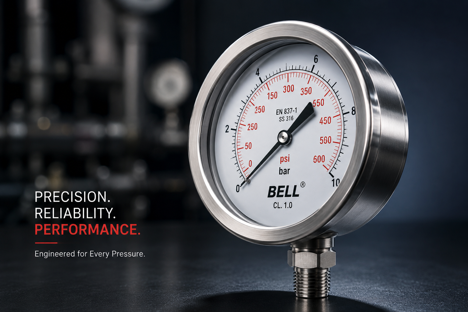 Bell Engineering & Marketing pressure gauge manufacturing facility in Ahmedabad, Gujarat